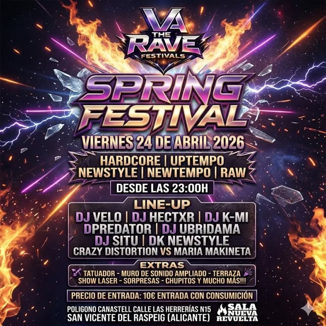 Flyer Spring Festival Va The Rave
